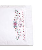 Janlynn Stamped Cross Stitch Kit, His/Hers Bridal Set Pillowcase Pair, Green