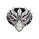 Lulala Belt Buckle Western Riding Wolf Dragon Head Fishing Belt Buckle For Mens Womens