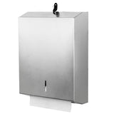 Paper Towel Dispenser Wall Mount Commercial cfold/Multifold/Trifold, Touchless Hand Towel Dispenser with Lock