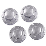 PIT66 2 Front & 2 Rear Wheel Center Caps Hubcaps Compatible with 2011-2016 Dodge Ram 3500 1-TON Dually DRW Alcoa Alloy