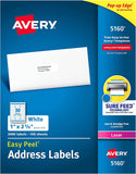 Easy to Peel White Address Labels.