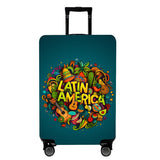 WUJIAONIAO Travel Luggage Cover Baggage Suitcase Cover Protector Skins 18-32 Inch (US-Area, S (for 18-20 inch luggage))