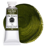 DA VINCI PAINTS Professional Artist Oil Paint, Olive Green, 37mL