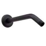 Westbrass 1/2 IPS x 10 Shower Arm with Sure Grip Flange, Matte Black, D302162