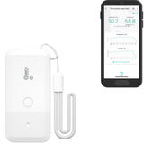 YoLink Smart Wireless Thermometer Hygrometer, Wide Temp Range for Freezer, Fridge, Green House, Pet Cage, App Alerts, Emails, Te