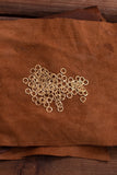 Ring For Eyelet D:4,6 mm; L:0,5 mm; U:7,5 mm Iron/Brass