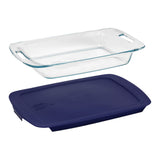 Pyrex Obl Dish W/Lid 3Qt (Pack Of 2)