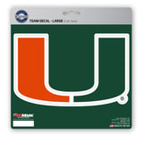 Fanmats, University Of Miami Large Decal
