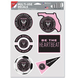 Inter Miami CF Decal Multi Use Fan 6 Pack Special Order