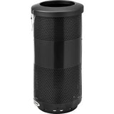 Global Industrial™ Perforated Steel Round Trash Can 20 Gallon Black