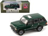 Land Rover Range Rover Classic LSE RHD (Right Hand Drive) Green with Sunroof with Extra Wheels 1/64 Diecast Model Car by BM Crea