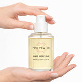 Hair Perfume Spray with Argan & Castor Oil – Long-Lasting Fragrance for Fresh, Shiny Hair – Lightweight, Non-Greasy Hair Mist – 3.4 fl oz (Honeysuckle)