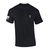 "The Devil Saw Me With My Head Down" Graphic T-Shirt – Dark Aesthetic Stoic Resilience Unisex Crewneck Tee