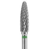 CARBIDE NAIL DRILL BIT, "CORN", GREEN, HEAD DIAMETER 4/14MM (FT90G040/14) (#207)-STALEKS™