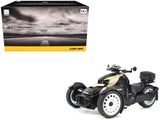 CanAm Ryker Rally 3Wheel Motorcycle Sand Storm and Black 1/12 Diecast Model by BRP Models