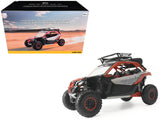 CanAm Maverick X3 X RS Turbo RR with Roof Rack Chalk Gray and Orange 1/12 Diecast Model by BRP Models