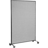 Interion® Mobile Office Partition Panel 48-1/4W X 99H Gray
