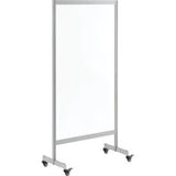 Global Industrial™ Clear Mobile Divider Acrylic 30W X 60H