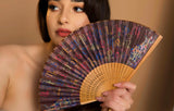 Armenian Alphabet & Dancers Hand Fan