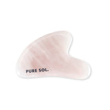 PURE SOL. Beauty Rose Quartz Heart Gua Sha