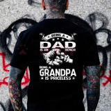 Priceless Patriarch Heritage Graphic Tee - Pure Cotton Dad & Grandpa Honor Unisex Crewneck T-Shirt