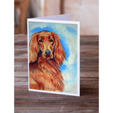 Irish Setter Greeting Cards And Envelopes Pack Of 8