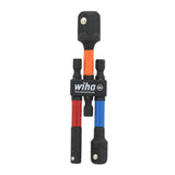 Wiha Color Coded Socket Adapters: 1/4 Hex to 1/4 3/8 1/2 (3-Piece)