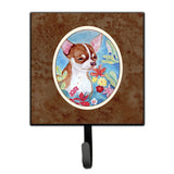 Caroline'S Treasures Chihuahua In Flowers Leash Or Key Holder 7053Sh4, Small, Multicolor