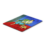 Caroline'S Treasures Mouse/Hot Pad/Trivet, Lady With Her Pug (7072Mp)