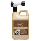 Granite Gold Outdoor Stone Cleaner - Deep Cleans Stone And Concrete Patios, Decks, Driveways - 64 Ounces, Model:GG0041