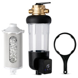 iSpring WSP50SLARJBP, NSF Certified, Whole House Spin Down Sediment Water Filter, 4 Modes Bypass, Includes Siliphos Helps Prev