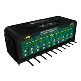 Battery Tender 10 Bank Multibank Charger - 40 AMP (4 AMPs Per Bank) - Selectable 12V / 6V - Smart and Switchable 12V Multi Batte