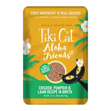 Tiki Cat Aloha Friends, Chicken, Pumpkin & Lamb, Grain-Free & High Moisture, Wet Cat Food for All Life Stages 2.5 oz. Pouch (12