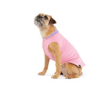 Goldpaw Duluth Double Fleece Dog Sweater Vest for Small Dogs - Soft, Stretchy Dog Fleece - Warm Pet Jacket for Fall and Winter - Premium Pet Outerwear - Machine Washable - Rose/Lavender - Size 10