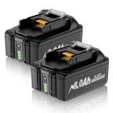 Maxofpowr 2 Pack 8.0Ah Battery Replacement for Makita 18V Battery Compatible with BL1860 BL1850B BL1840B BL1830B BL1820 BL1815B
