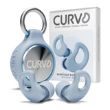 CURVD Everyday Earplugs + Case Clip Bundle, Perfect Ear Plugs for Sleep, Travel, Noise Sensitivity/canceling + Portable Waterpro