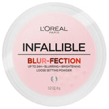 L'Oreal Paris Infallible Blur-fection Longwear Loose Setting Powder, Blurring Face Powder With Up to 24HRs of Wear, Brightening