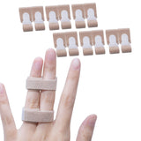Finger Buddy Wraps, 12 PCS Finger Loops Tapes for Broken, Jammed, Swollen Finger or Dislocated Joint, Splints Brace for Pinky Ri