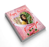 Deep Print Personalized Birthday Notebook Photo Print Size : A4 (8.3 X 11.7 Inch) WireO Spiral.