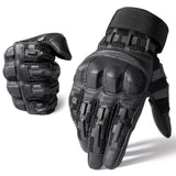 AXBXCX Tactical Gloves for Men Touch Screen Motorcycle Airsoft Paintball Motorbike Outdoor Full Finger Gloves Black L