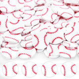 Weysat 30g Mini Baseball Polymer Clay Slices 0.2 Inch Tiny Clay Baseball Pieces Sports Sprinkles Ball Confetti for Clips Nail Ar