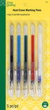 Dritz Heat Erase Pens 5 Count Notion, UNITS, Assorted Colors