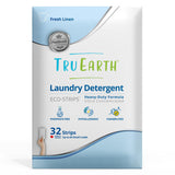 Tru Earth Platinum - Heavy Duty Laundry Detergent Sheets - Up to 64 Loads (32 Sheets), Fresh Linen Scent - Ultra-Concentrated Fo