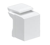 Leviton 41084BW Blank Quickport Insert, 10Pack, White