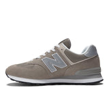 New Balance Mens 574 Core Sneaker, Grey/White, 11