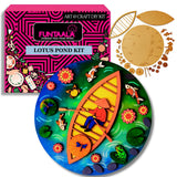 Funtaala Lotus Pond Diy Miniature Painting Kit | Relaxing & Mindful Art Craft Activity | Miniature Pond Painting Diy Set For Kid