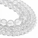 Yochus 35pcs Clear Quartz Stone Beads