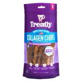 Treatly USA Collagen Braids Assorted Dog Chew Treats - Chicken Meat Flavor, 10oz/1 Pack