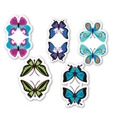 woopme Set of 5 Swallowtail Ulysses Butterfly Magnetic Bookmark for Book Lovers Readers Students Gift Magnetic Page Clips Foldin