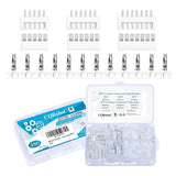 CQRobot JST XH 2.54 mm Pitch 5-Pin/6-Pin/7-Pin Electronic Connector IC Male Plugs, Female Sockets Housing and T-Shaped Crimp Ter